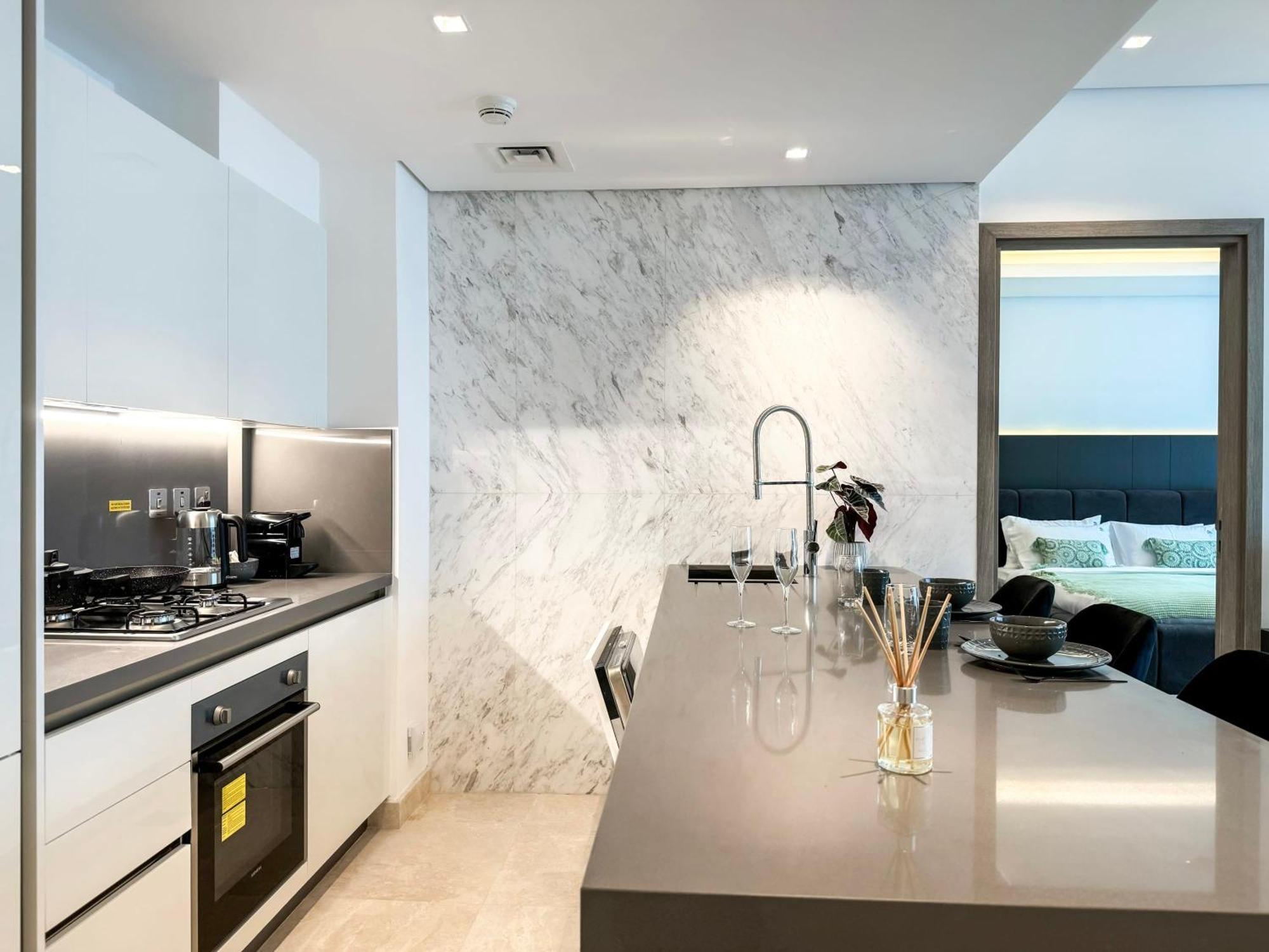Apartment High Floor Burj Khalifa View 1br - Business Bay