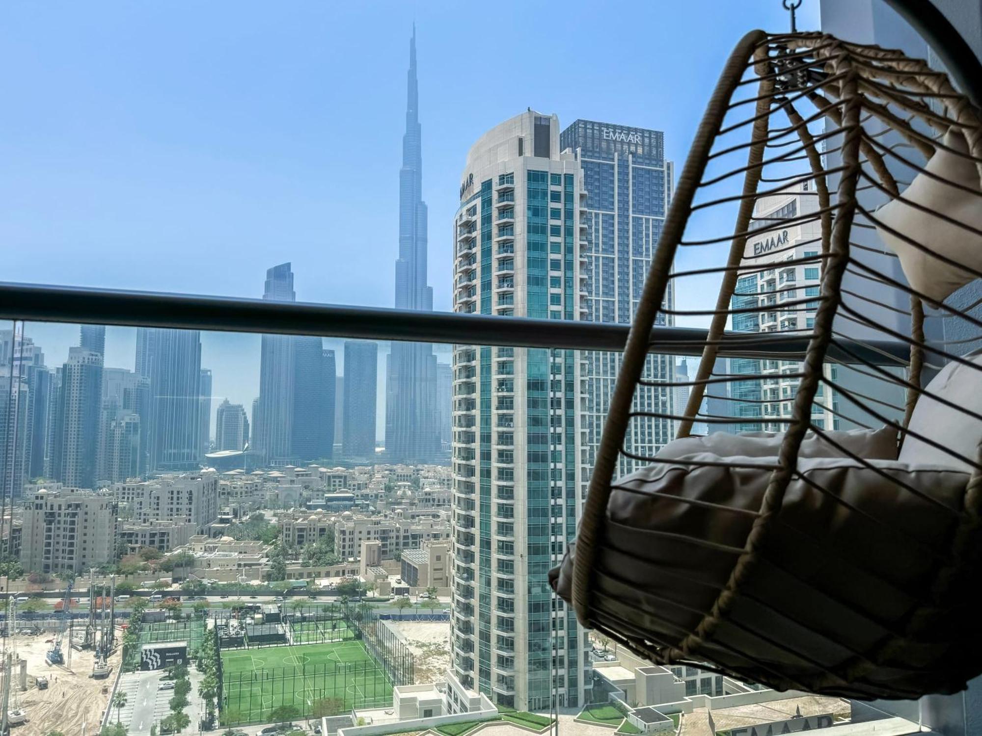 High Floor Burj Khalifa View 1br - Business Bay Apartment *